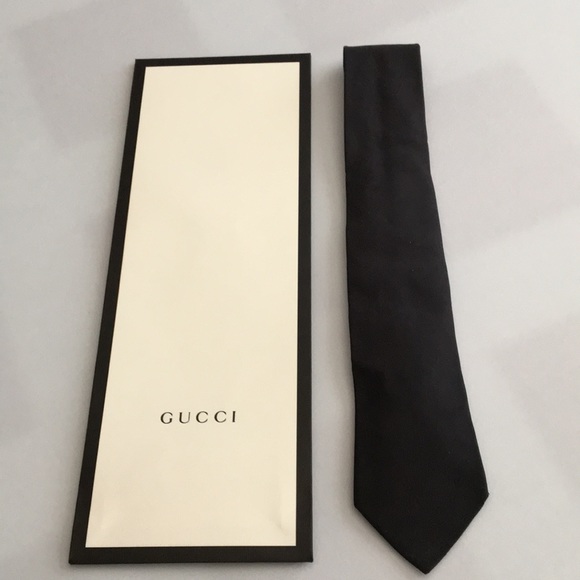 black gucci tie